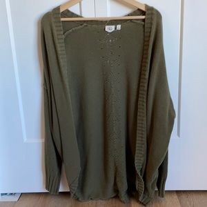 Green cardigan tentree